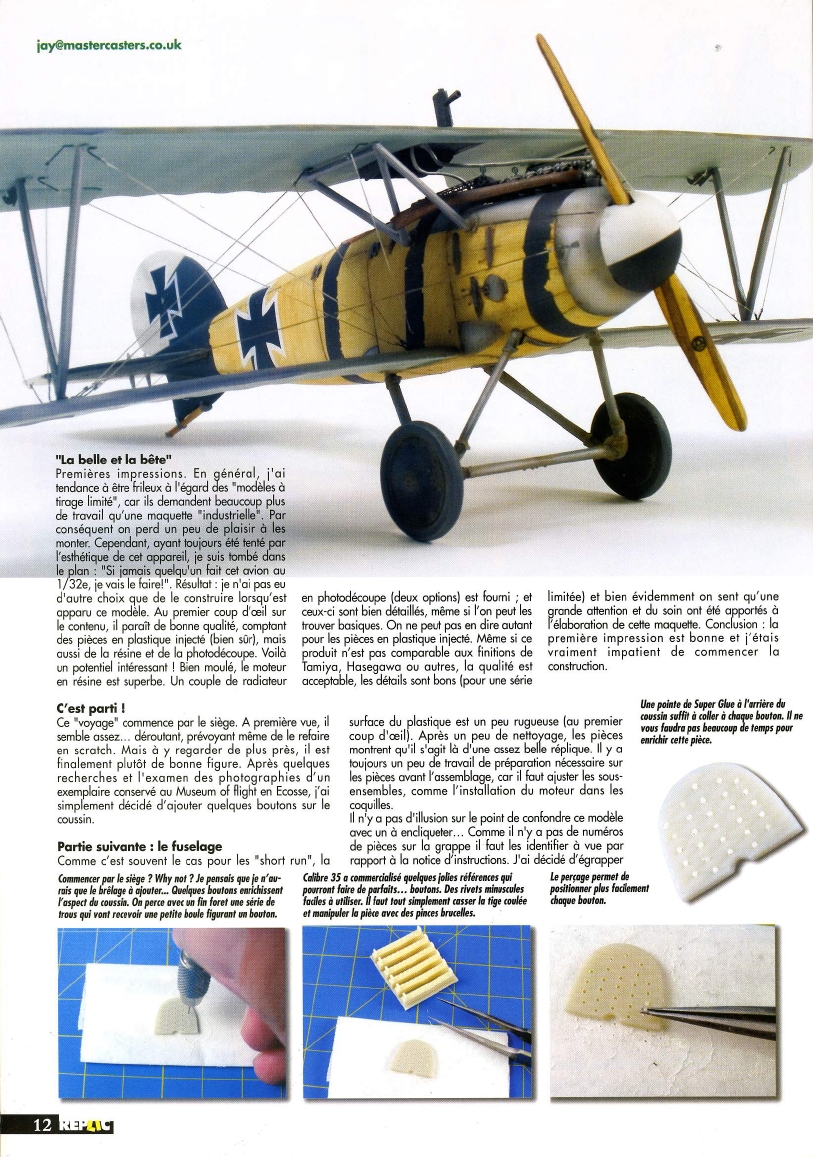 Replic 198 - Jaguar, F11F Tiger, Albatros D III